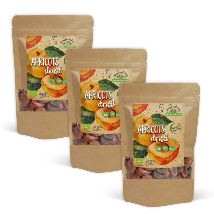 Aprikoser ØKO 1kg x 3 pakker i gruppen Råvarer & Drikke / Frukt og bær / Aprikos hos Rawfoodshop Scandinavia AB (RFRU500350E1-SET3)