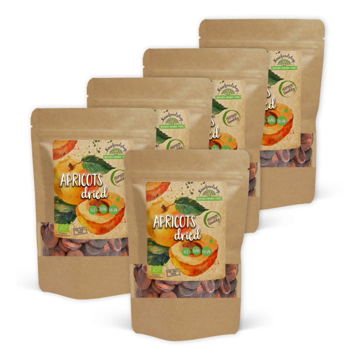 Aprikoser ØKO 1kg x 5 pakker i gruppen Råvarer & Drikke / Frukt og bær / Aprikos hos Rawfoodshop Scandinavia AB (RFRU500350E1-SET5)