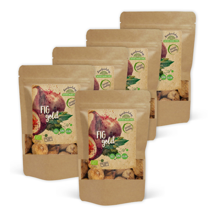 Fiken Gold ØKO 1kg x 5 pakker i gruppen Råvarer & Drikke / Frukt og bær / Fiken hos Rawfoodshop Scandinavia AB (RFRU500359E-SET5)