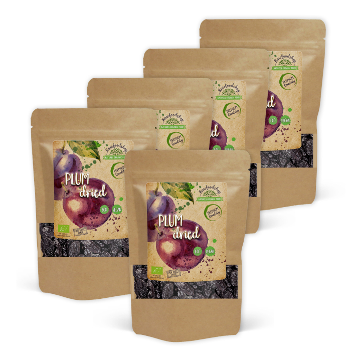 Plommer ØKO 1kg x 5 pakker i gruppen Råvarer & Drikke / Frukt og bær / Annen frukt og bær hos Rawfoodshop Scandinavia AB (RFRU500498E1-SET5)