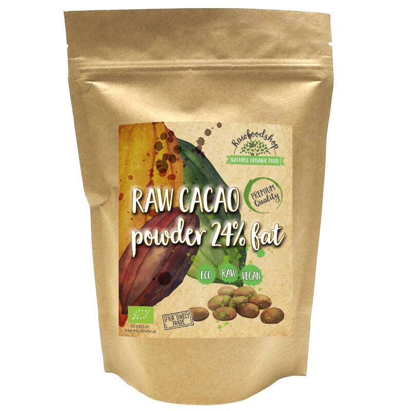 Kakaopulver Raw ØKO 100g i gruppen Råvarer & Drikke / Baking / Kakaoprodukter hos Rawfoodshop Scandinavia AB (RKAK100E)