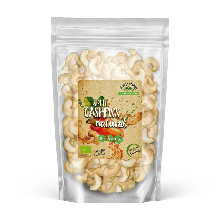 Cashewnøtter Delte RAW ØKO 1kg i gruppen Råvarer & Drikke / Nøtter / Cashewnøtter hos Rawfoodshop Scandinavia AB (RNOT1000327E)