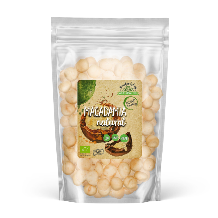 Macadamianøtter Premium RAW ØKO 200g i gruppen Råvarer & Drikke / Nøtter / Macadamia hos Rawfoodshop Scandinavia AB (RNOT200429E)