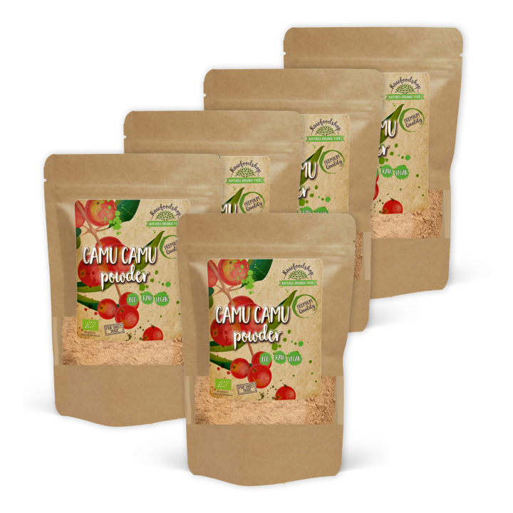 Camu Camu Pulver ØKO 250g x 5 pakker i gruppen Råvarer & Drikke / Frukt og bær / Fruktpulver hos Rawfoodshop Scandinavia AB (RPUL250322E-SET5)