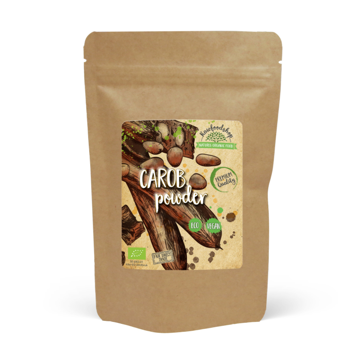 Carobpulver ØKO 500g i gruppen OUTLET 20-80% / Baking 20-50% / Baking 30% hos Rawfoodshop Scandinavia AB (RPUL500324E)