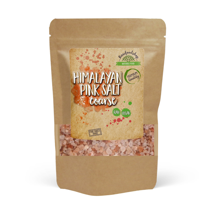 Himalaya Salt Grovt 500g i gruppen Råvarer & Drikke / Spiskammer / Krydder hos Rawfoodshop Scandinavia AB (RSAL500197E)