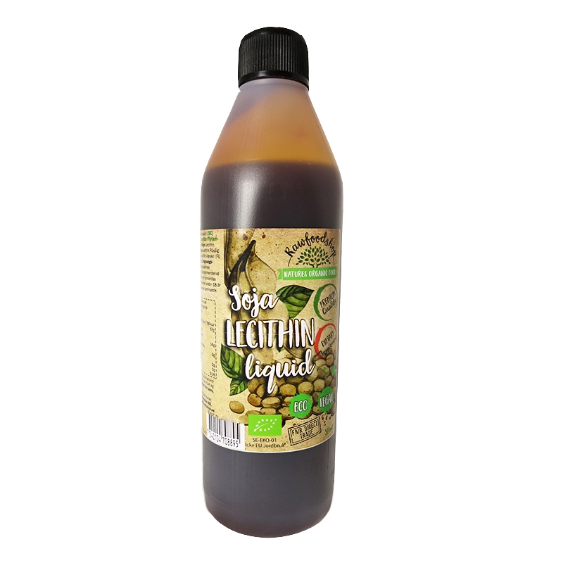 Soja Lecitin Flytende ØKO 500ml i gruppen OUTLET 20-80% / Baking 20-50% / Baking 30% hos Rawfoodshop Scandinavia AB (SBL50)