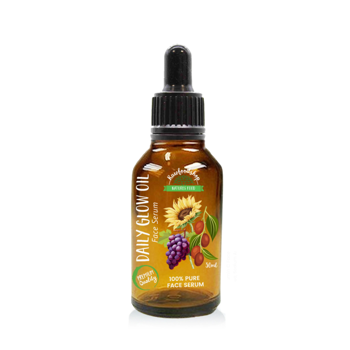 Daily Glow Ansiktsserum 30ml i gruppen Hud & Kropp / Ansikte / Olje & Serum hos Rawfoodshop Scandinavia AB (SERFUL04)