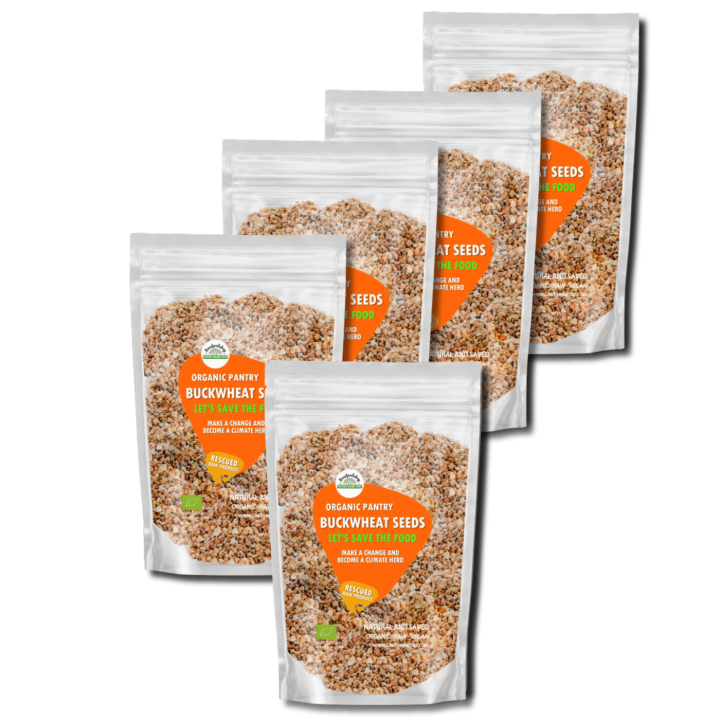 Bokhvete ØKO 1kg x 5 pakker i gruppen Råvarer & Drikke / Helsekost / Frø hos Rawfoodshop Scandinavia AB (SF500048E1SET)