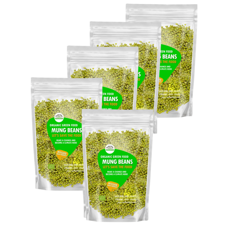 Mungbønner ØKO 1kg x 5 pakker i gruppen Råvarer & Drikke / Spiskammer / Belgvekster hos Rawfoodshop Scandinavia AB (SF8080981SET)