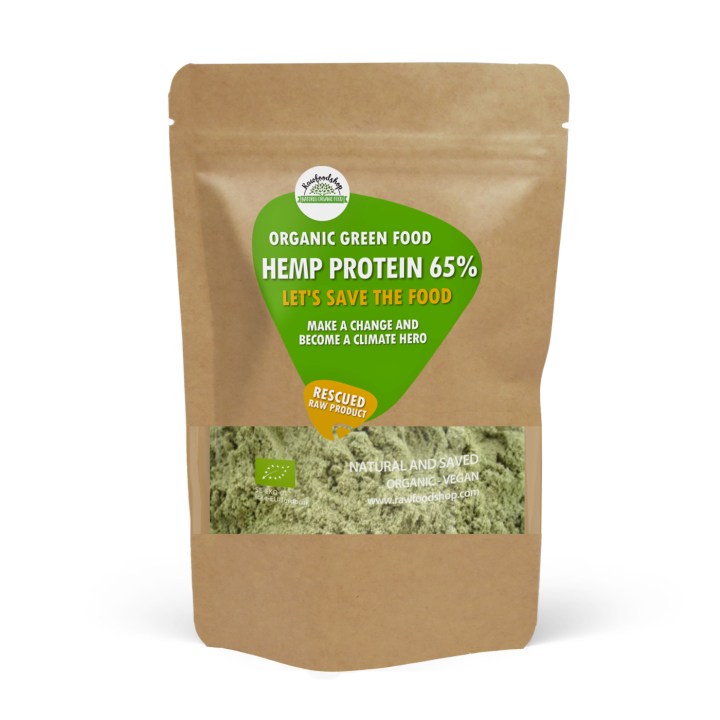 Hampaprotein 65% ØKO 1kg i gruppen Råvarer & Drikke / Helsekost / Proteinpulver hos Rawfoodshop Scandinavia AB (SFHMP01)