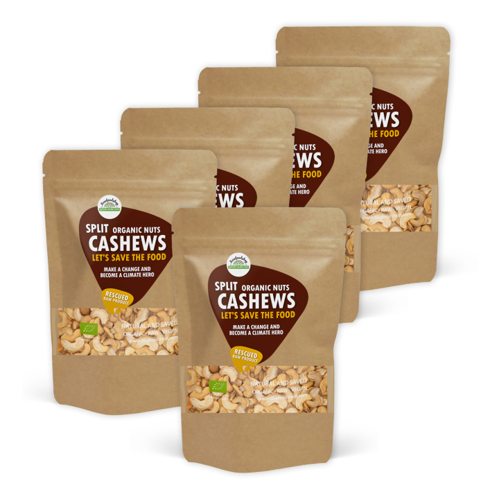 Cashewnøtter Delte RAW ØKO 1kg 5stk pakke i gruppen Råvarer & Drikke / Nøtter / Cashewnøtter hos Rawfoodshop Scandinavia AB (SFRNOT1000327ESET)