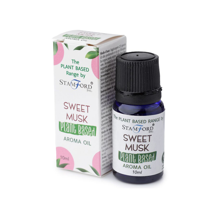 Aromaolje Plantebasert Sweet Musk 10ml i gruppen Hjem & Sjel / Ritual & Seremoni / Røkelse, Llys og Dufter hos Rawfoodshop Scandinavia AB (SPBAO-06)