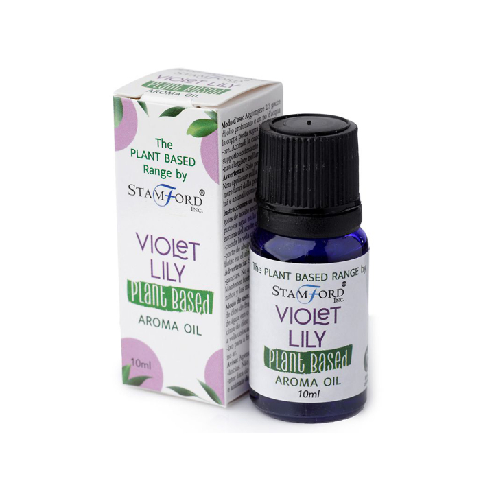 Aromaolje Plantebasert Violet Lilly 10ml i gruppen Hjem & Sjel / Ritual & Seremoni / Røkelse, Llys og Dufter hos Rawfoodshop Scandinavia AB (SPBAO-12)