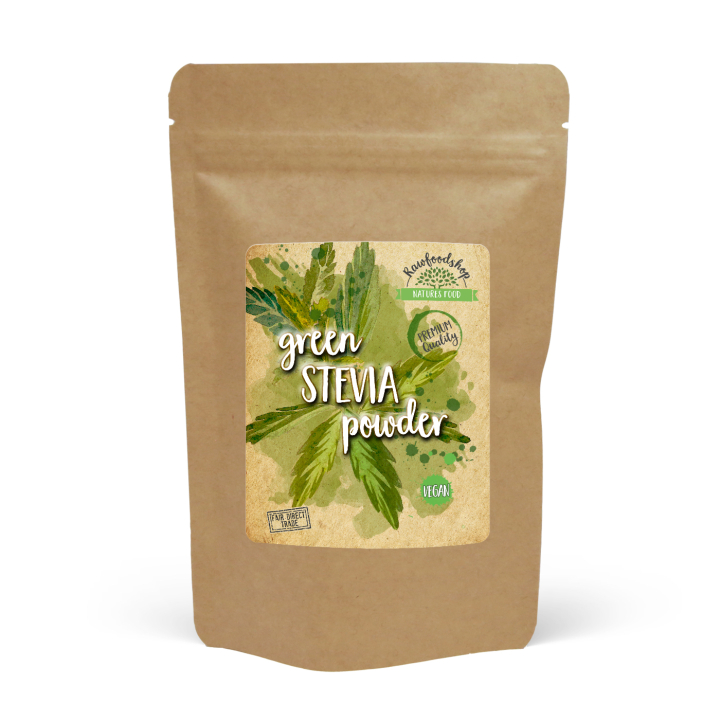 Stevia pulver 125g i gruppen Hud & Kropp hos Rawfoodshop Scandinavia AB (ST1)