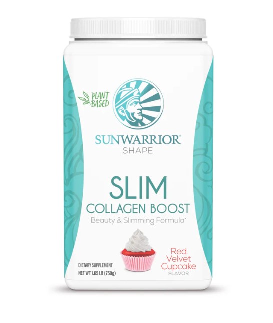 Sunwarrior Shape Slim Collagen Boost Red Velvet 750g i gruppen Helse / Bruksområde / Vekt og måltid hos Rawfoodshop Scandinavia AB (SW242)