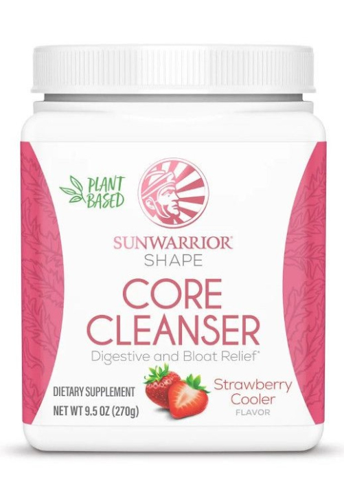 Sunwarrior Shape Core Cleanser Strawberry Cooler 270g i gruppen Helse / Bruksområde / Mage og tarm hos Rawfoodshop Scandinavia AB (SW243)