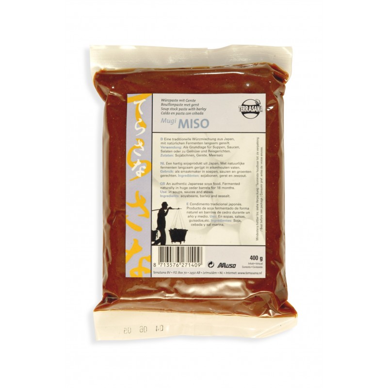 Miso mugi 400g i gruppen Råvarer & Drikke / Spiskammer / Smaksetting / Buljong og miso hos Rawfoodshop Scandinavia AB (TERRMUGI38542754)