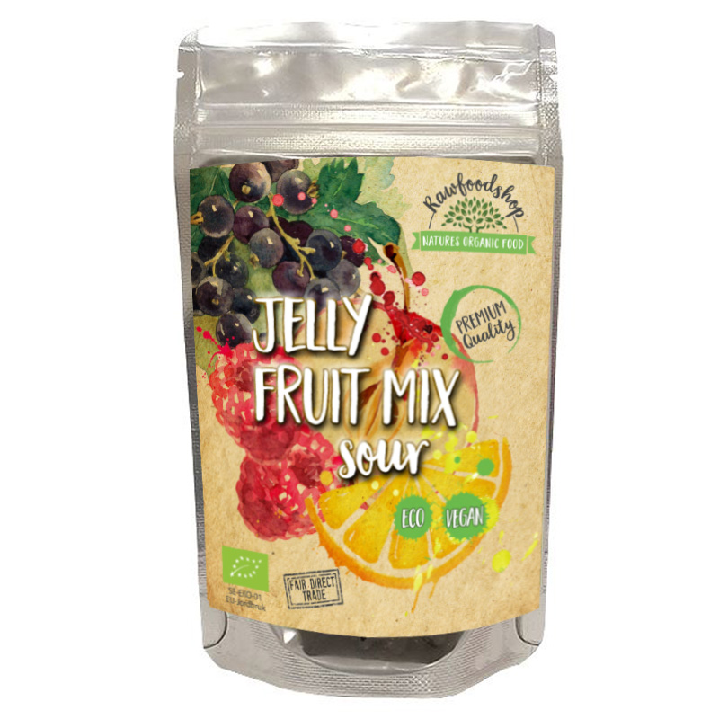 Godteri Fruktmix ØKO 100g i gruppen Råvarer & Drikke / Godteri og sjokolade / Sukkertøy hos Rawfoodshop Scandinavia AB (VEGGOD02)