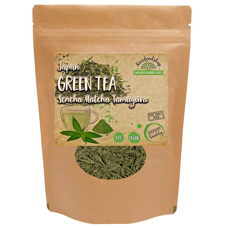 Grønn te, Sencha Match Tamayura ØKO 50g i gruppen OUTLET 20-80% / Kolonialvarer 20-50% / Pantryvarer 30% hos Rawfoodshop Scandinavia AB (W00637-1)