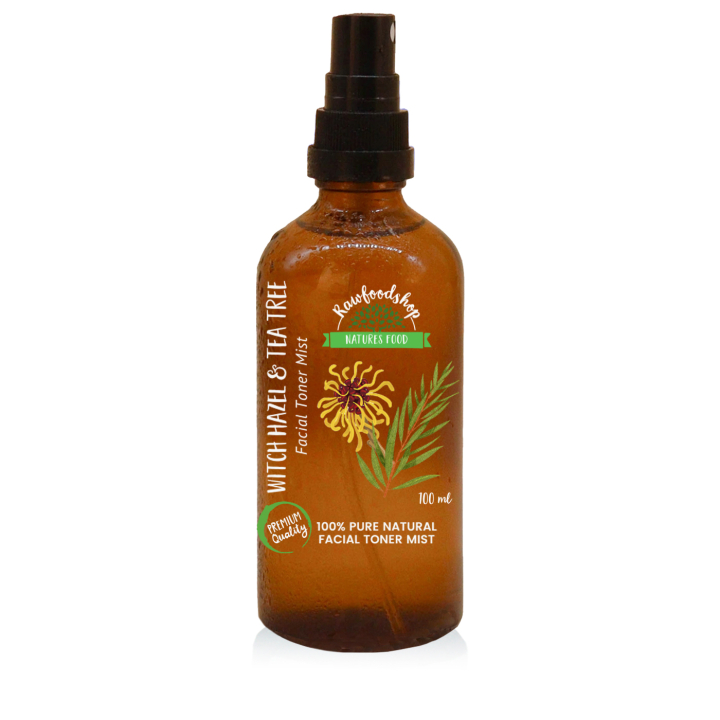 Face Mist Witch Hazel 100ml i gruppen Hud & Kropp / Ansikte / Ansiktsvann hos Rawfoodshop Scandinavia AB (WSPUL-01)