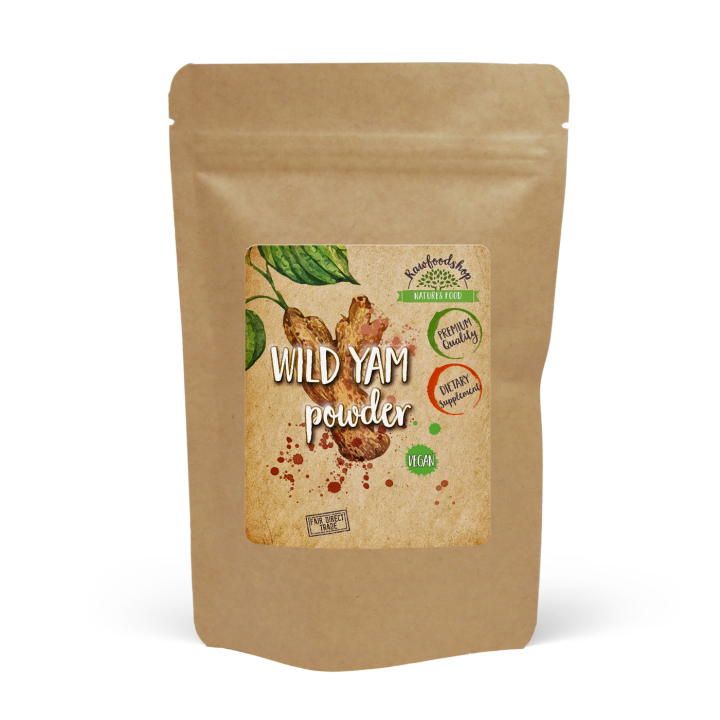 Wild Yam Pulver 125g i gruppen Helse / Urter, alger & sopp / Urter hos Rawfoodshop Scandinavia AB (YAPU01VILD)