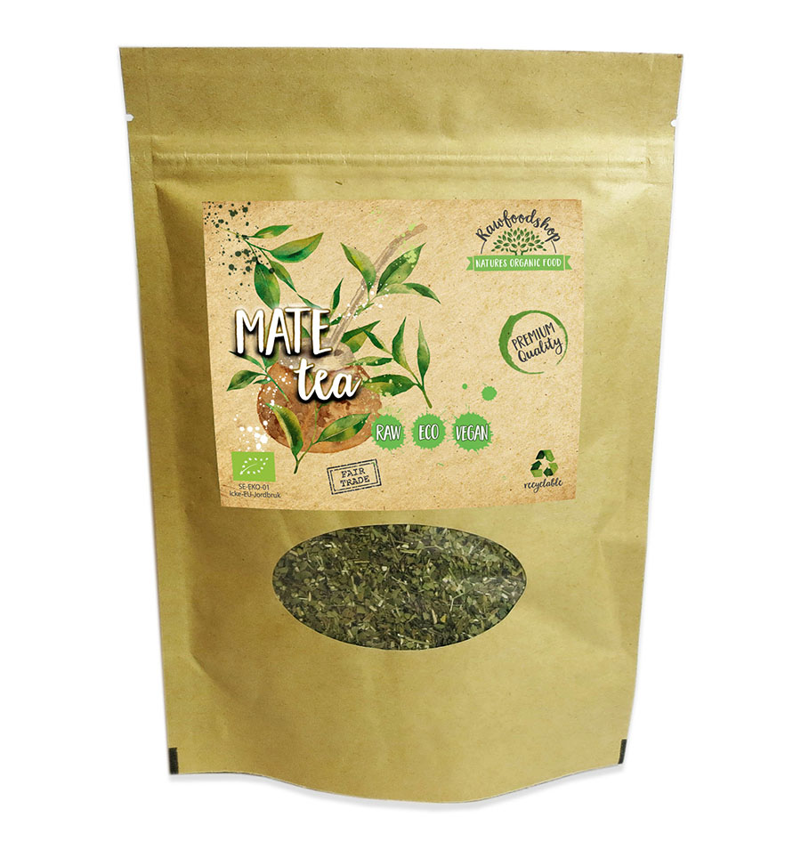 Yerba Mate Te ØKO 100g i gruppen Råvarer & Drikke / Drikkevarer / Te hos Rawfoodshop Scandinavia AB (YMT10)