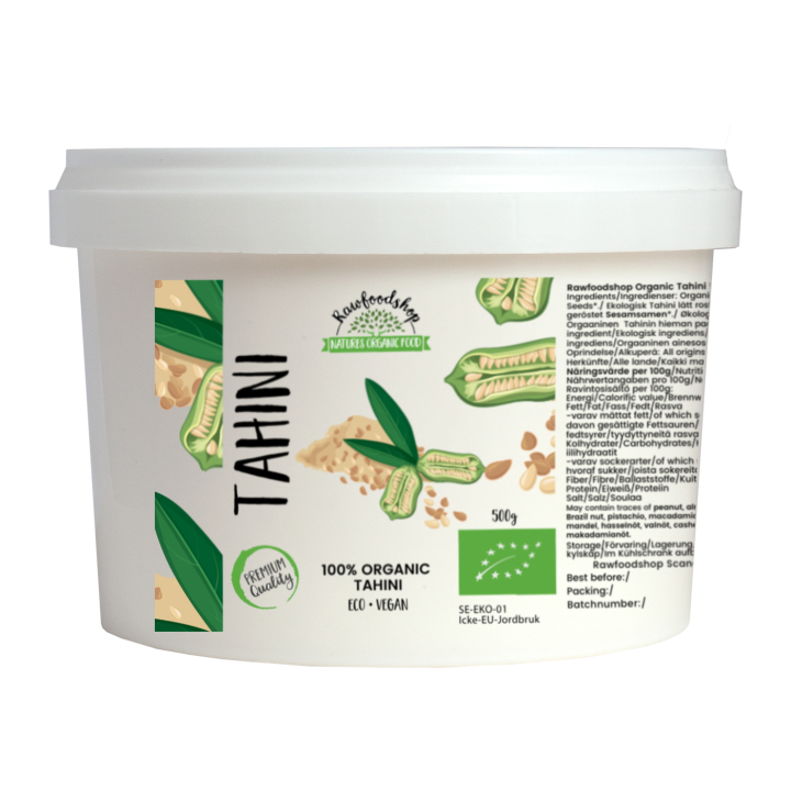 Tahini ØKO 500g i gruppen Råvarer & Drikke / Spiskammer / Smaksetting / Paste & Chutney hos Rawfoodshop Scandinavia AB (ZFN0235500)