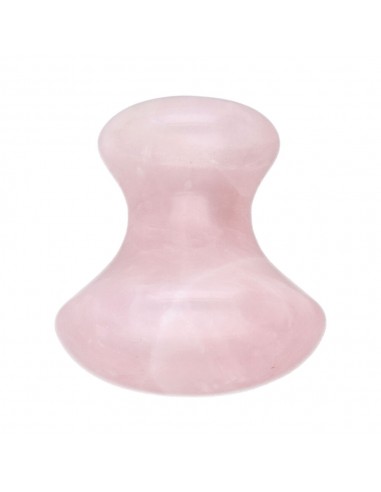 Gua Sha Mushroom Massasje Stone Rose Quartz