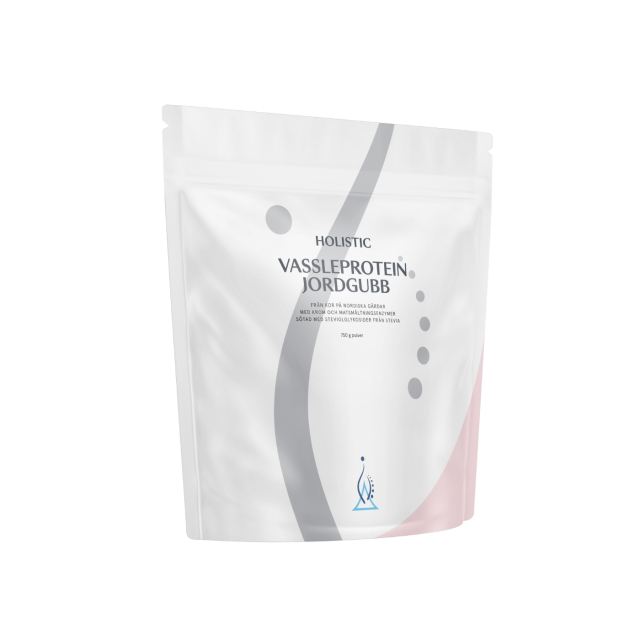Holistic Vassleprotein Jordbær 750g