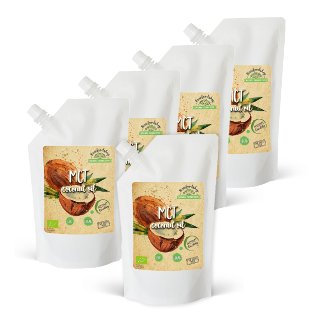 Kokosolje MCT ØKO 500ml x 5 pakker