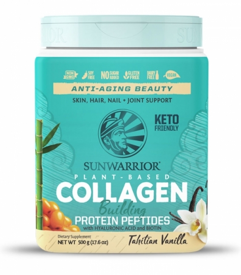 Sunwarrior Kollagenbyggende Protein Vanilje 500g