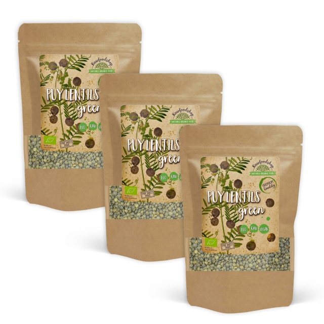Puylinser Grønne ØKO 1kg x 3 pakker