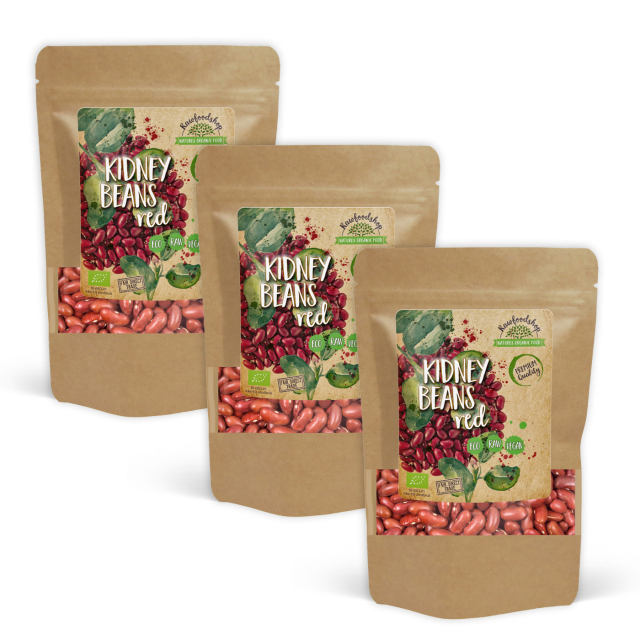 Kidneybønner Røde ØKO 1kg x 3 pakker