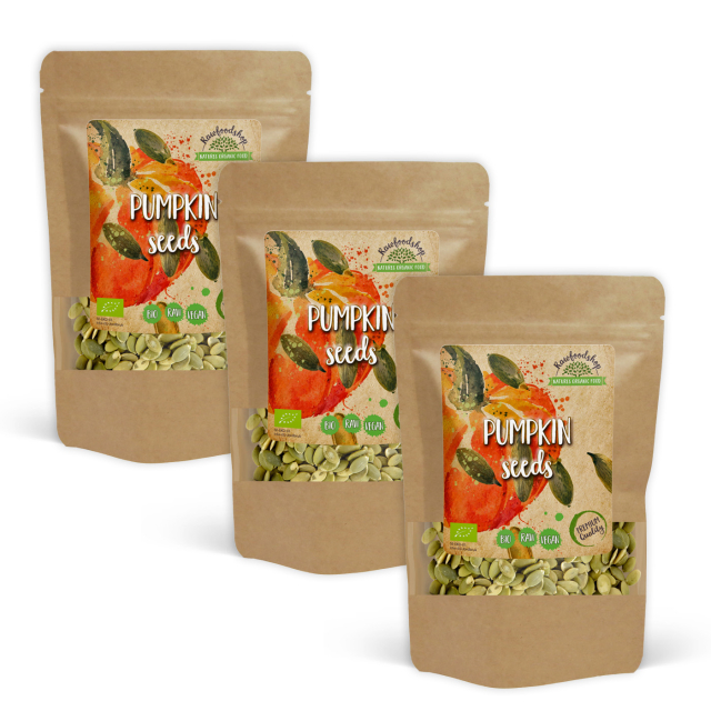 Gresskarfrø ØKO 1kg x 3 pakker