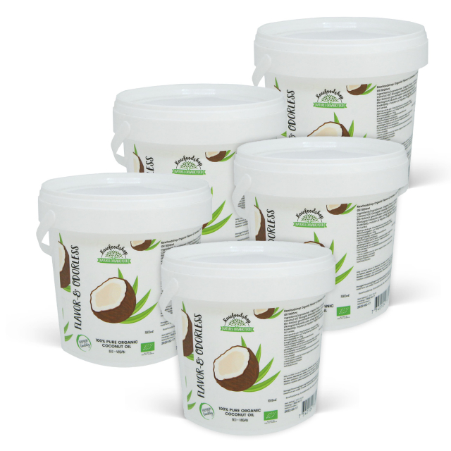 Kokosolje Smak & Duftfri ØKO 1000ml x 5 bokser