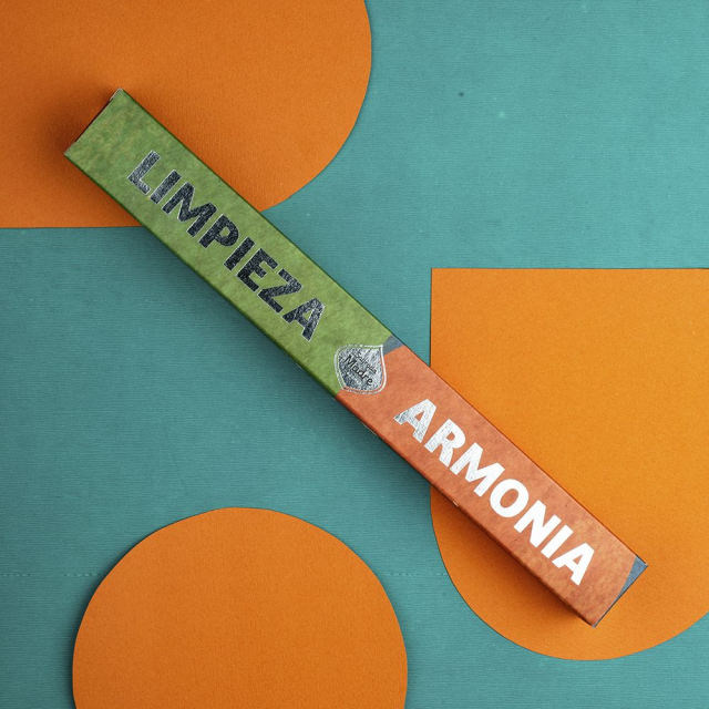 Duo Copal & Rosemary røkelsespinner Limpieza Armonia 6stk