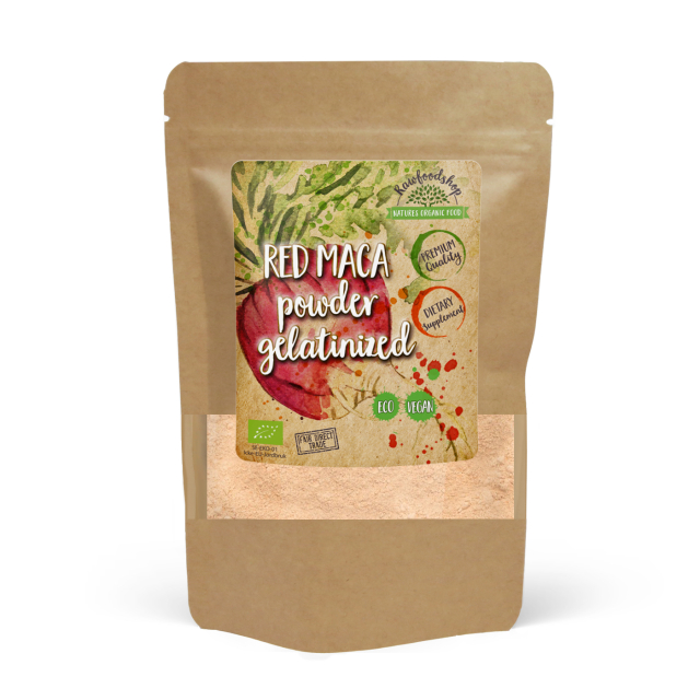 Maca Pulver Rød Gelatinisert ØKO 250g