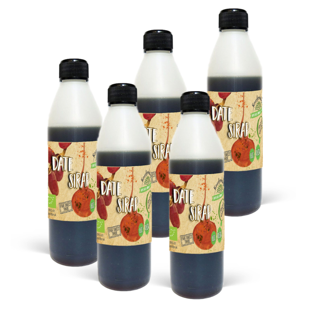 Daddel Sirup ØKO 500ml x 5 flasker