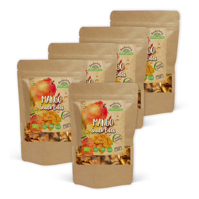 Mango Snackbiter ØKO 100g x 5 pakker