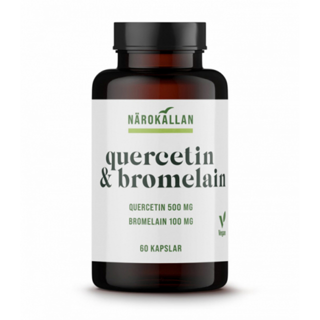 Quercetin & Bromelain 60 kapsler