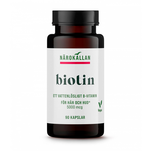 Biotin 5000mcg 90 kapsler