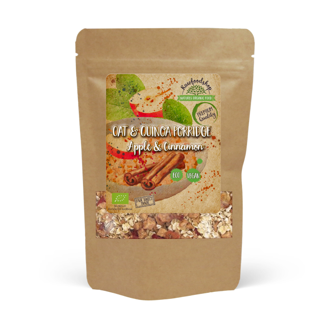 Havre- & Quinoagrøt med Eple og Kanel ØKO 500g