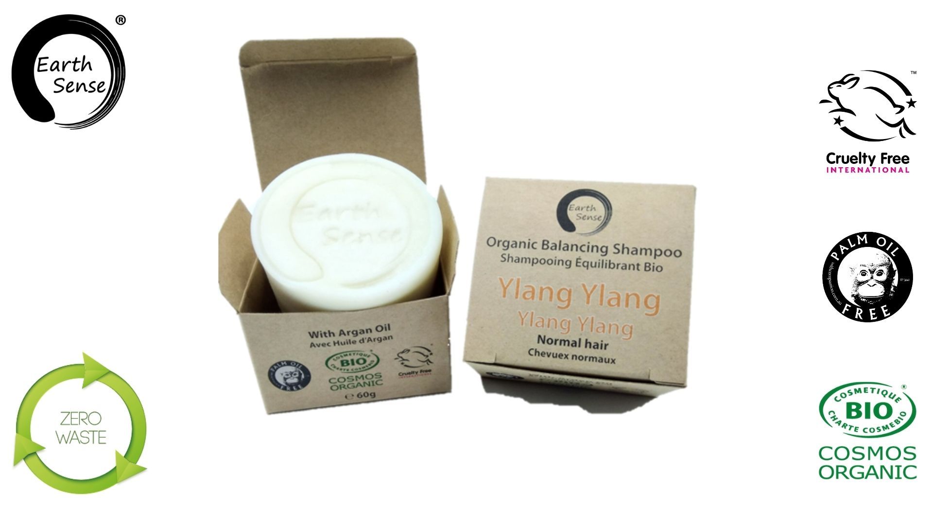 Earth Sense Shampoo Cake Ylang Ylang 60g