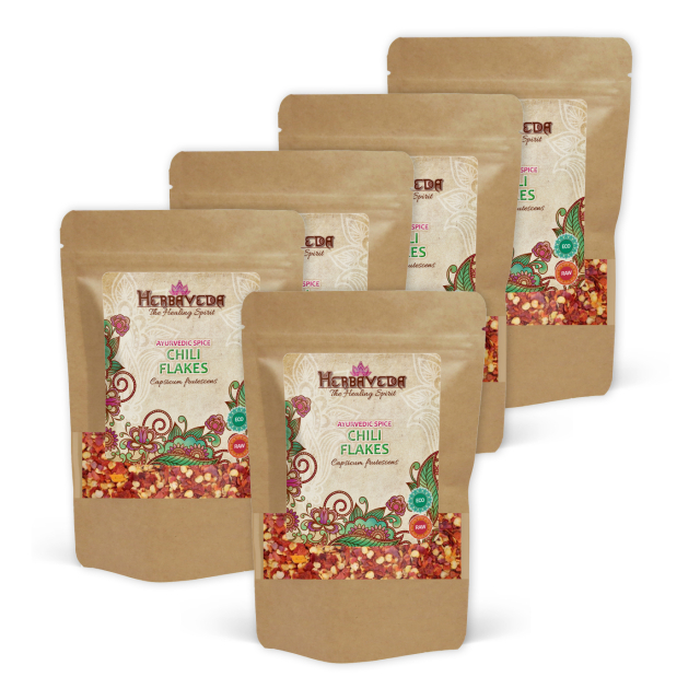 Chilliflakes ØKO 50g x 5 pakker