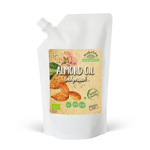 Mandelolje kaldpresset ØKO 1000ml