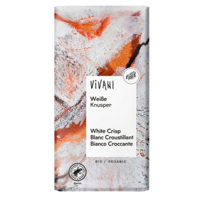Vivani Sjokolade Vit Sprø ØKO 100g