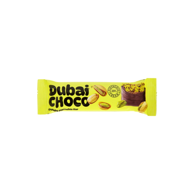 Dubai Sjokolade Pistasj Bar 55g