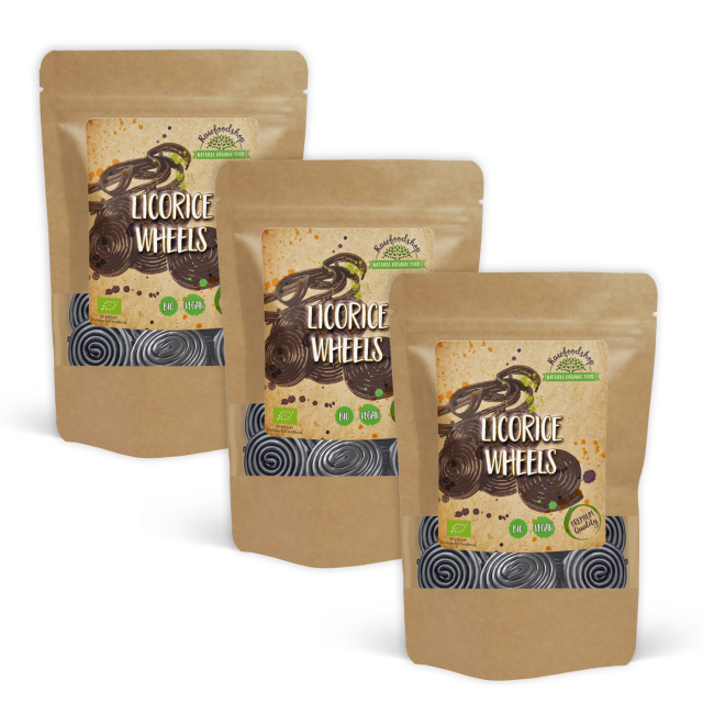 Lakrisruller ØKO 100g x 3 pakker
