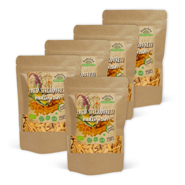 Pasta Strozzapreti Flere korn ØKO 250g x 5 pakker